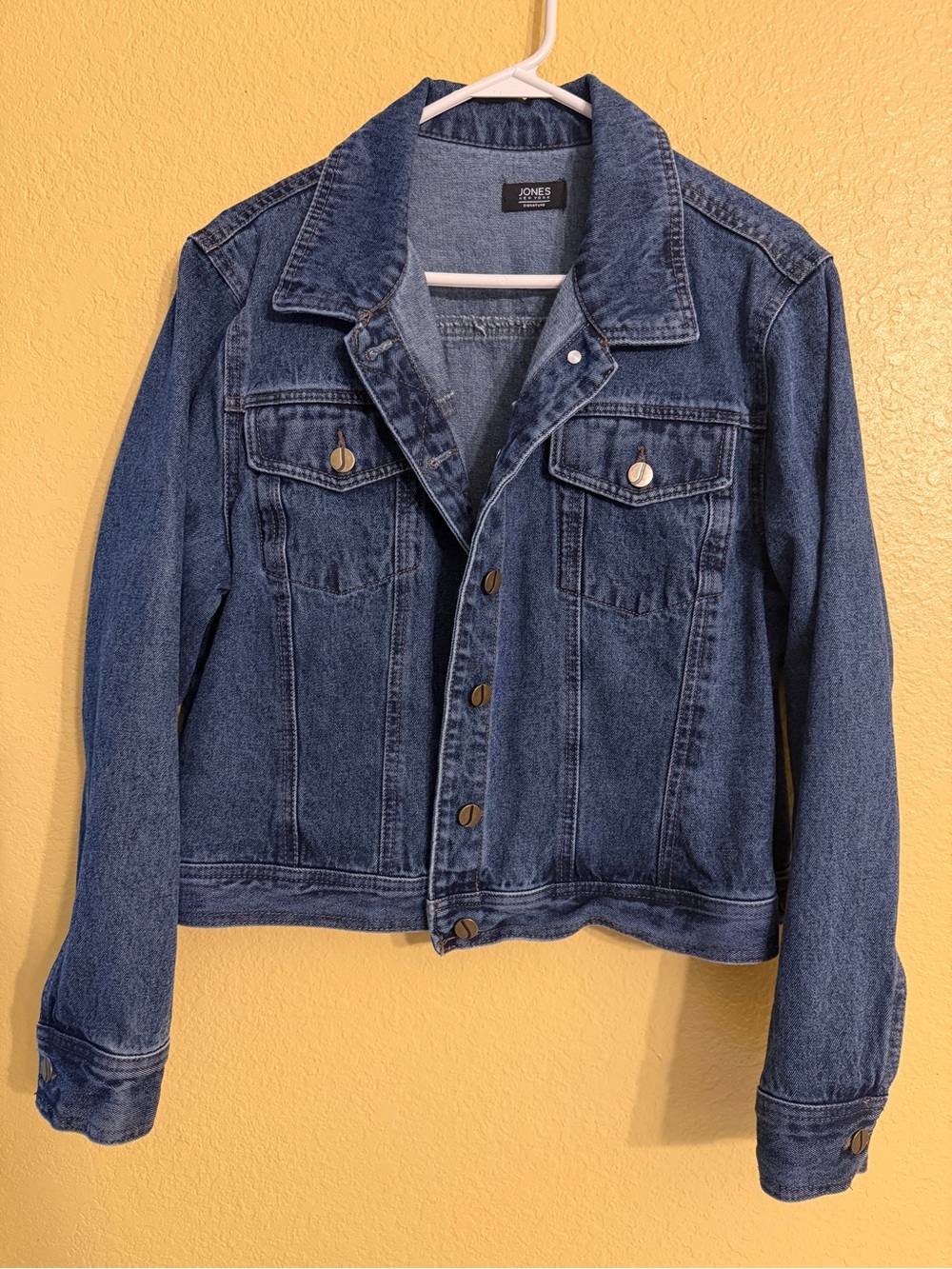 Jones New York Medium Blue Denim Jean Jacket